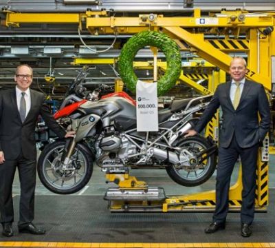 宝马柏林工厂第500000台GS摩托车下线！
